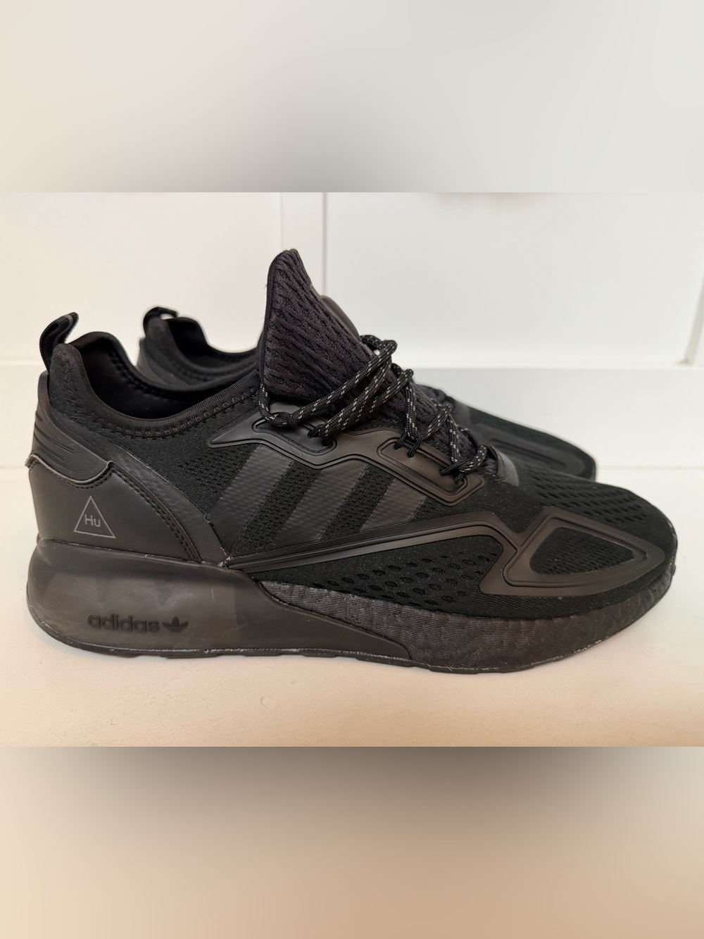 Pharrell x Human Race x Adidas Originals ZX 2K Boost Triple Black Men’s 13 Rare